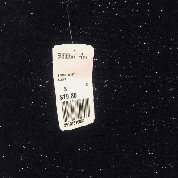 Forever 21 Black Sparkly Skirt - Picture 4 of 6